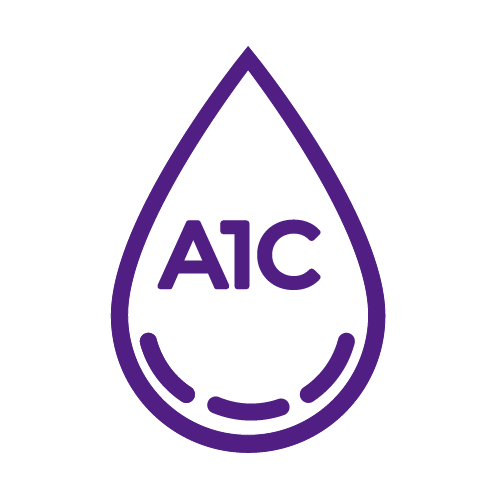 icon representing A1c At-Home testing kit